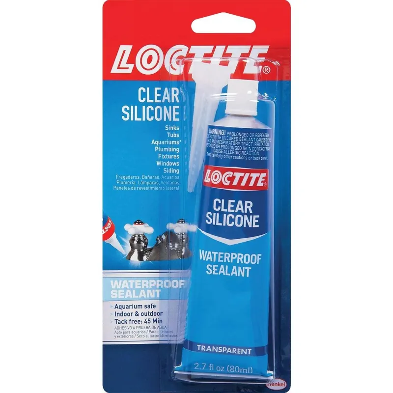 Loctite 908570 Clear Silicone Sealant 2.7 Oz