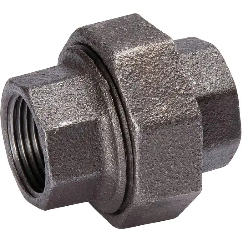 Southland 521-707BG Ground Joint Malleable Black Iron Union