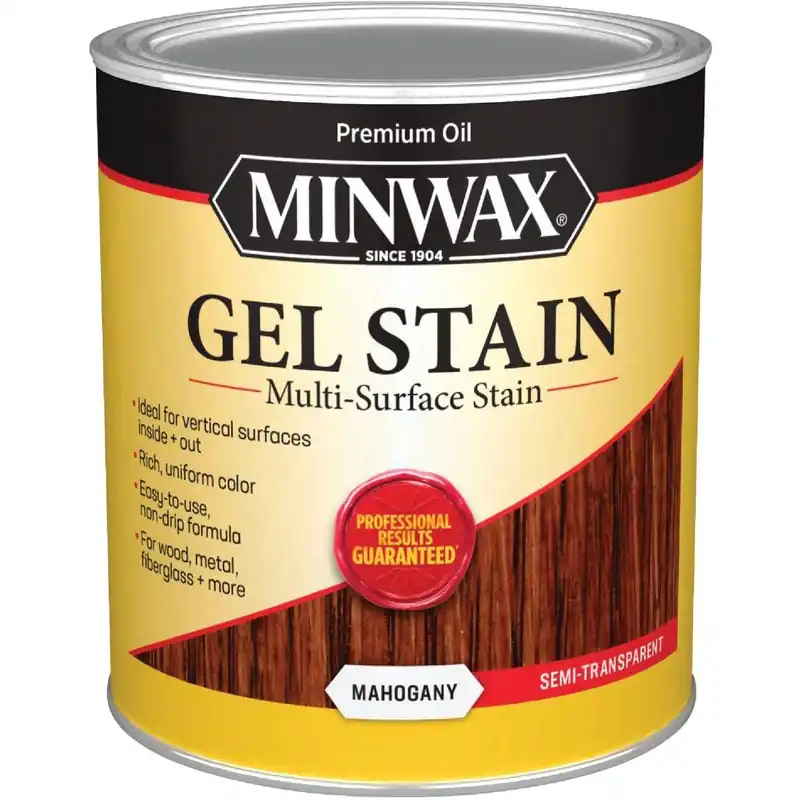 Minwax 66050000 Gel Stain Mahogany 1 Qt.
