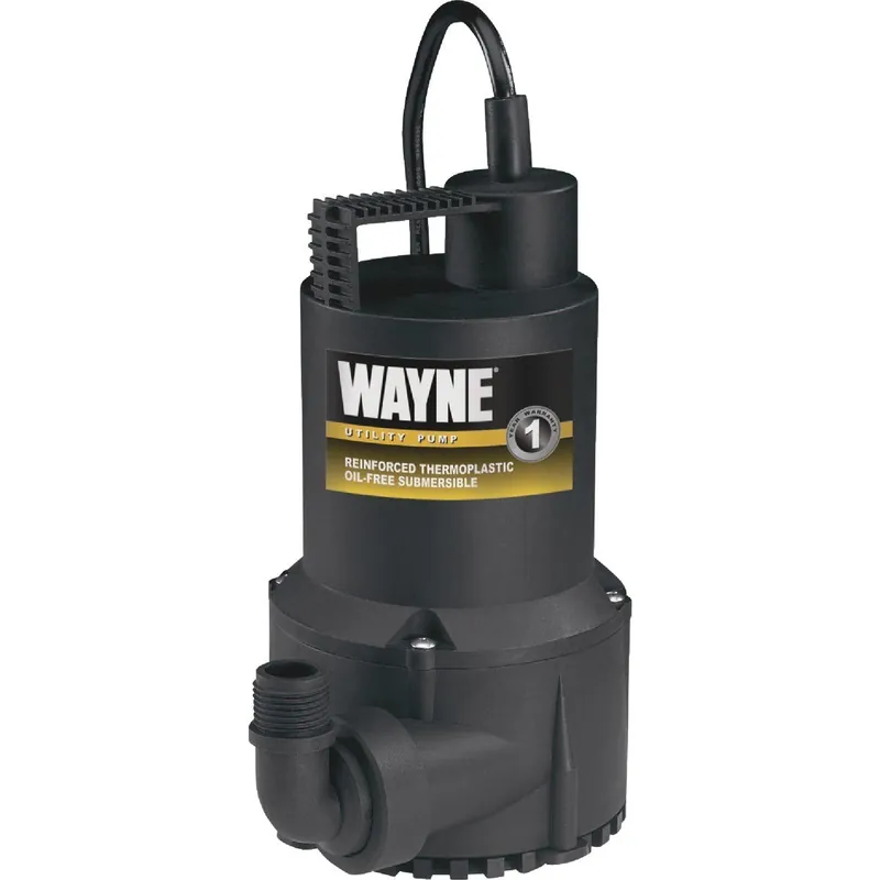 Wayne Water Systems RUP160 1/6 HP Submersible Continuous-Duty Utility Pump RUP160