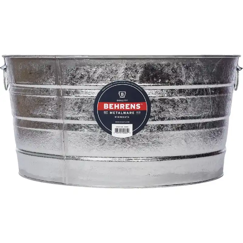 Behrens 2 Hot-Dipped Utility Tub 15 Gal 2