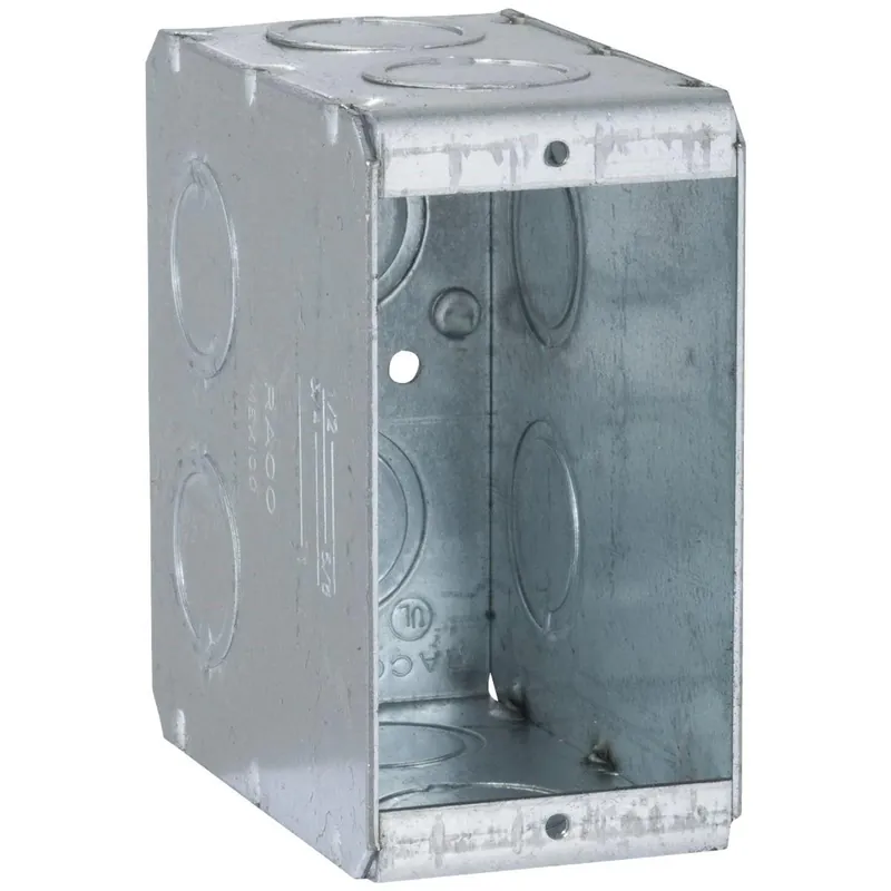 Southwire TB-135-UPC 1-Gang Steel Welded Masonry Wall Box
