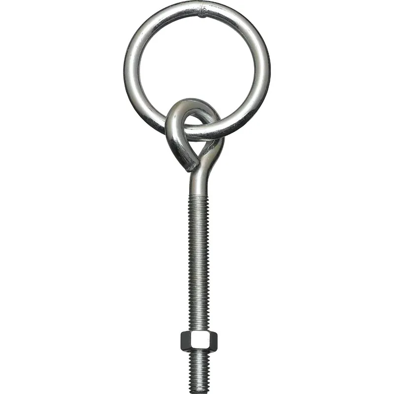 National N220632 Zinc Ring Eye Bolt 3/8 In. x 5-1/8 In.