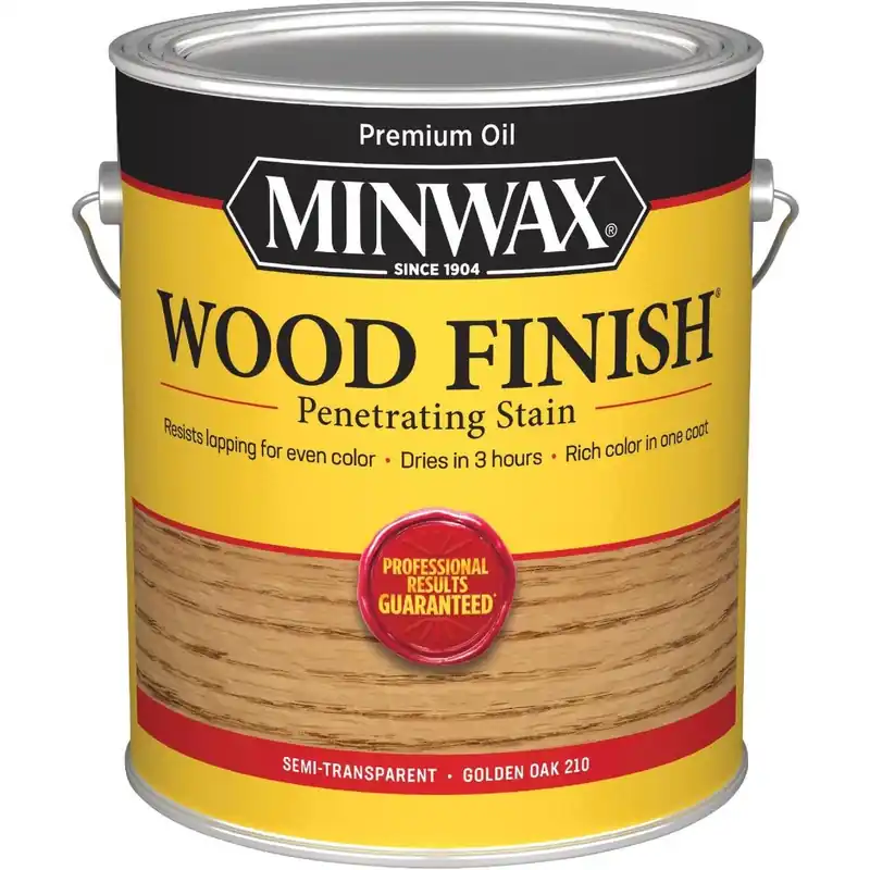 Minwax 710710000 Wood Finish VOC Penetrating Stain Golden Oak 1 Gal.
