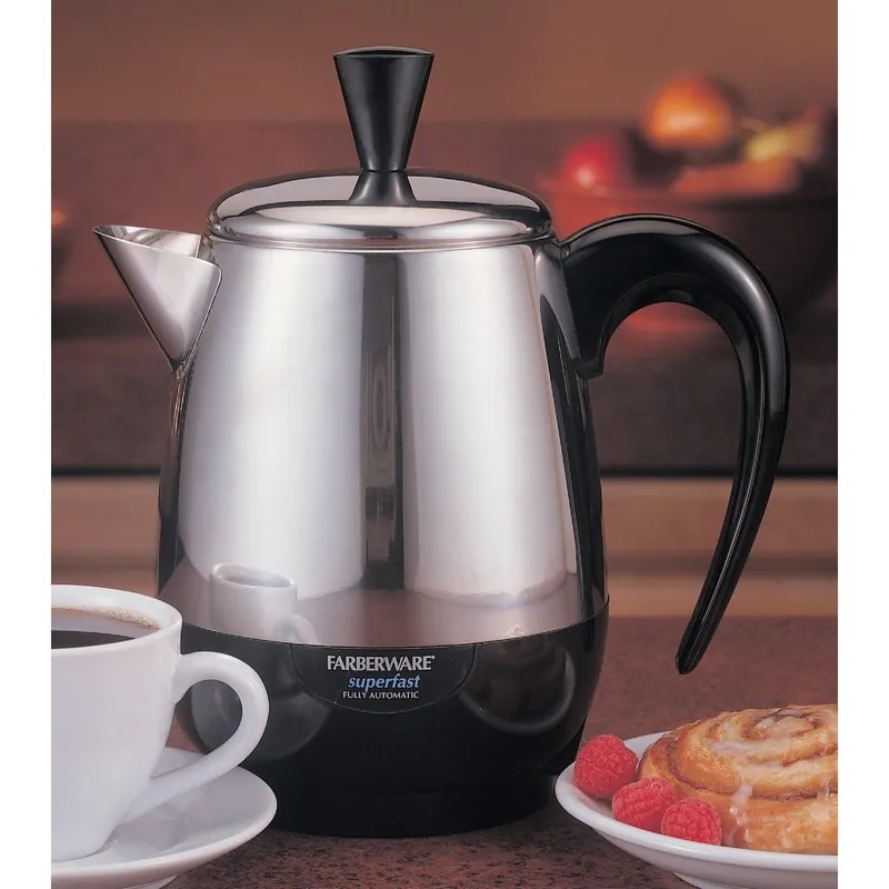 Farberware FCP240 4 Cup Stainless Steel Coffee Percolator
