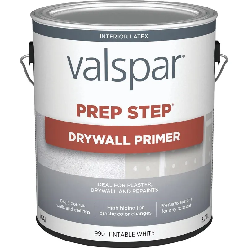 Valspar 044.0000990.007 Prep-Step Drywall Primer White 1 Gal.