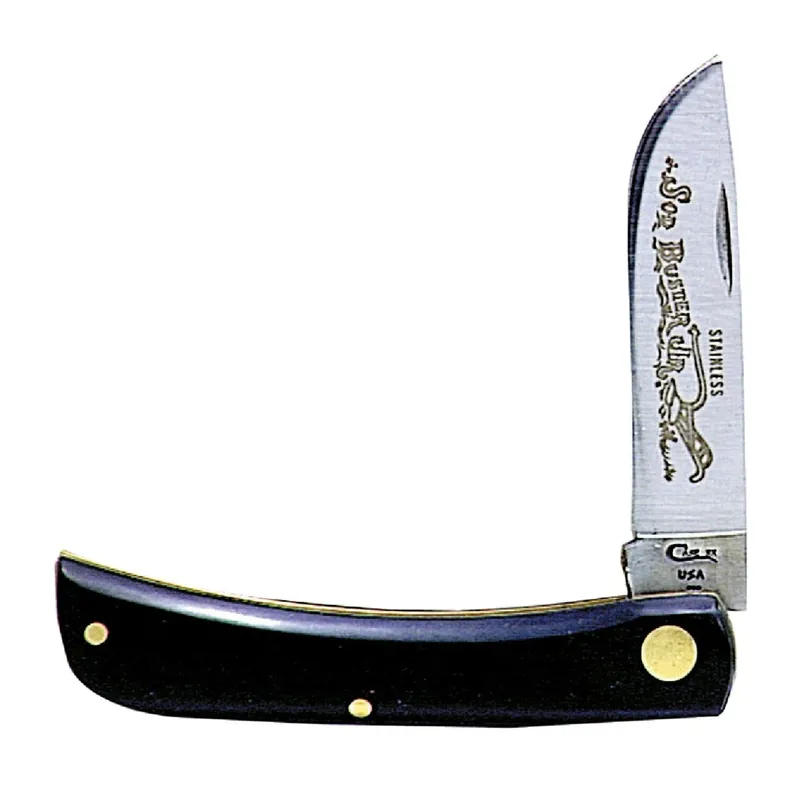 Case 095 Black Sod Buster Jr. Folding Knife