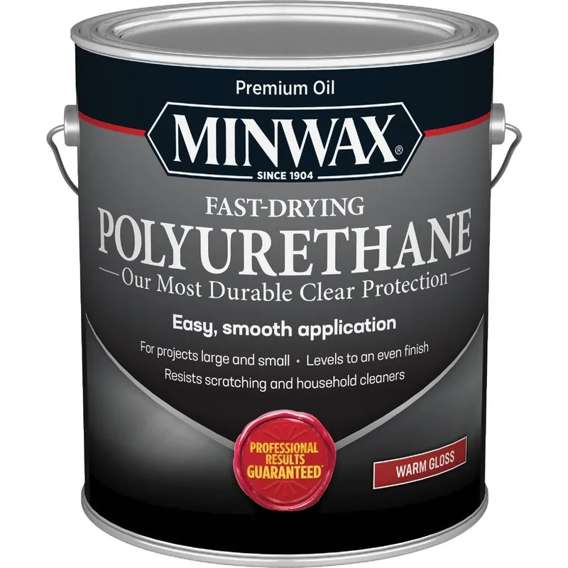 Minwax 71030000 Gloss Fast-Drying Interior Polyurethane 1 Gal.