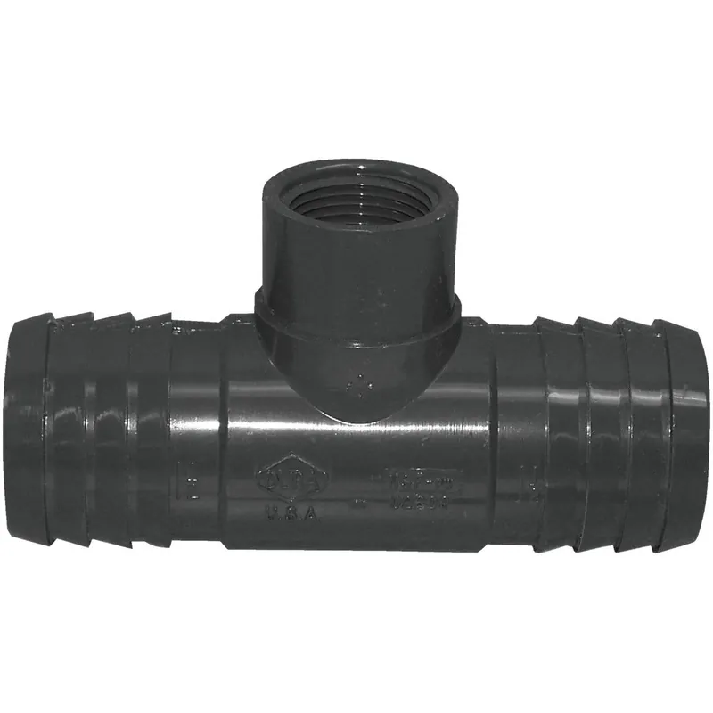 Boshart UPVCFRT-151507 FIP Combination Polypropylene Insert Tee