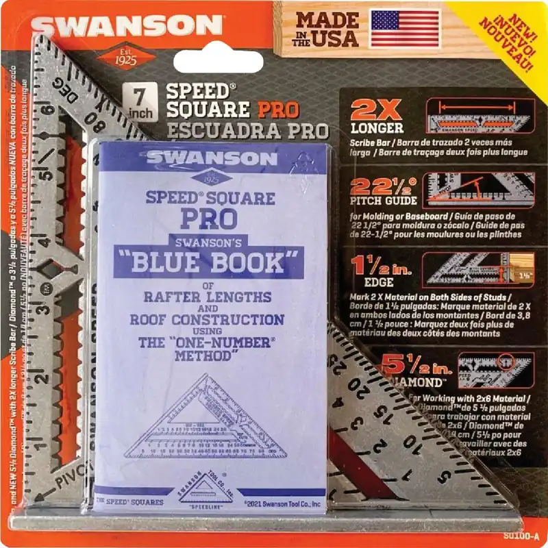 Swanson S0100-AC Speed Square Pro