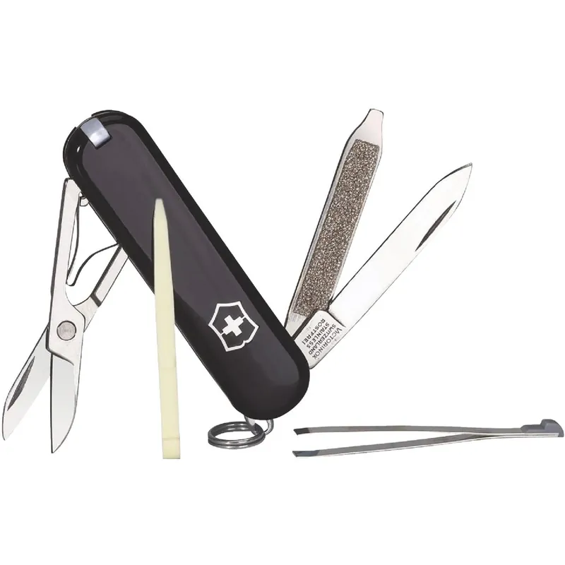 Victorinox 0.6223.3-033-X2 Classic 7-Function Black Swiss Army Knife