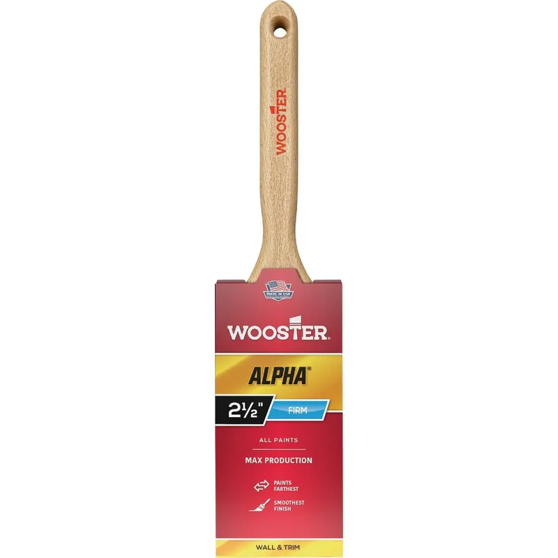 Wooster Brush 4232-21/2 Wooster Alpha 2-1/2 In. Flat Paint Brush