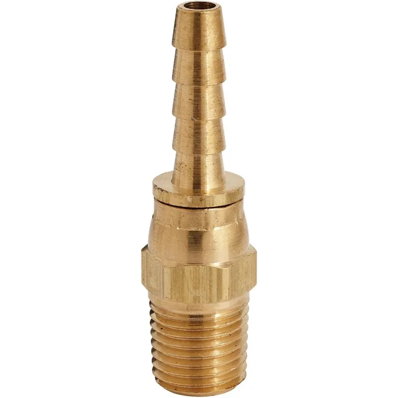 Milton S-611-4 Full Swivel 1/4 In. MPT x 1/4 In. Swivel Brass Plug
