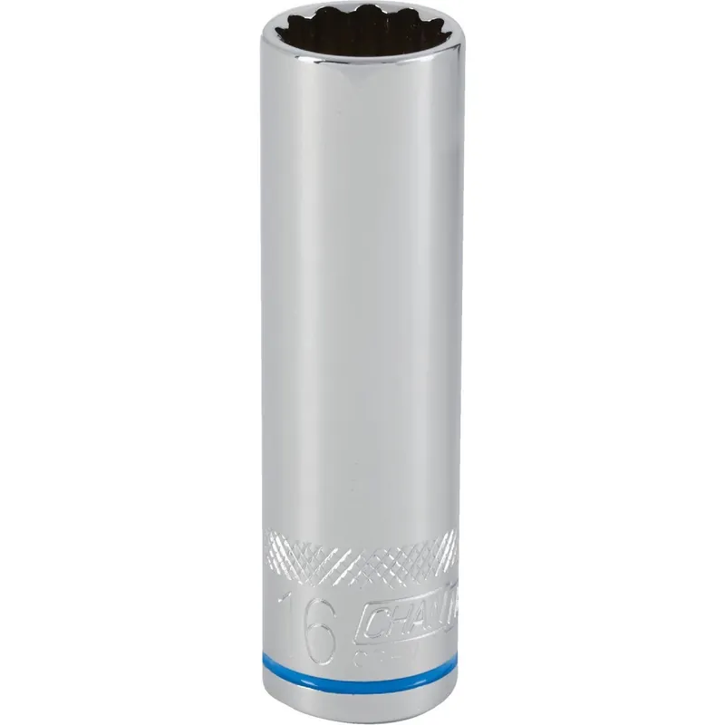 Channellock 302859 1/2 In. Drive 16 mm 12-Point Deep Metric Socket