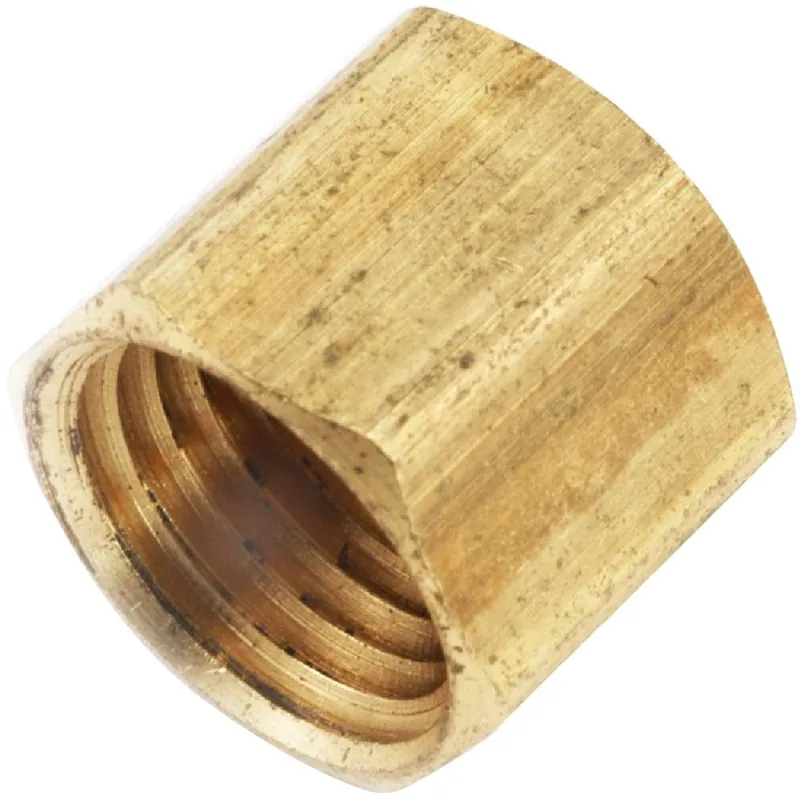 Anderson Metals 756108-08 Yellow Brass Cap