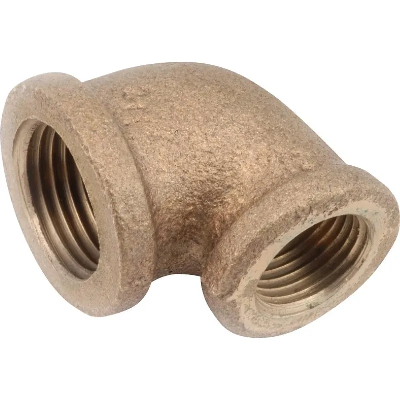 Anderson Metals 738105-1208 3/4 In. x 1/2 In. 90 Deg. Red Brass Elbow (1/4 Bend)