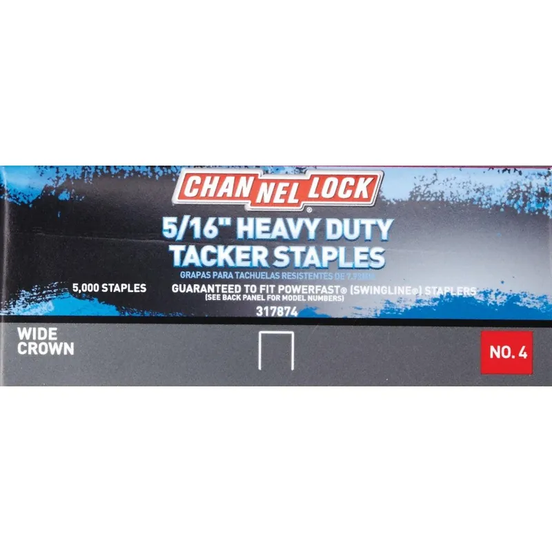 Channellock A115162 Hammer Tacker Staple 5/16 In. (5000-Pack)