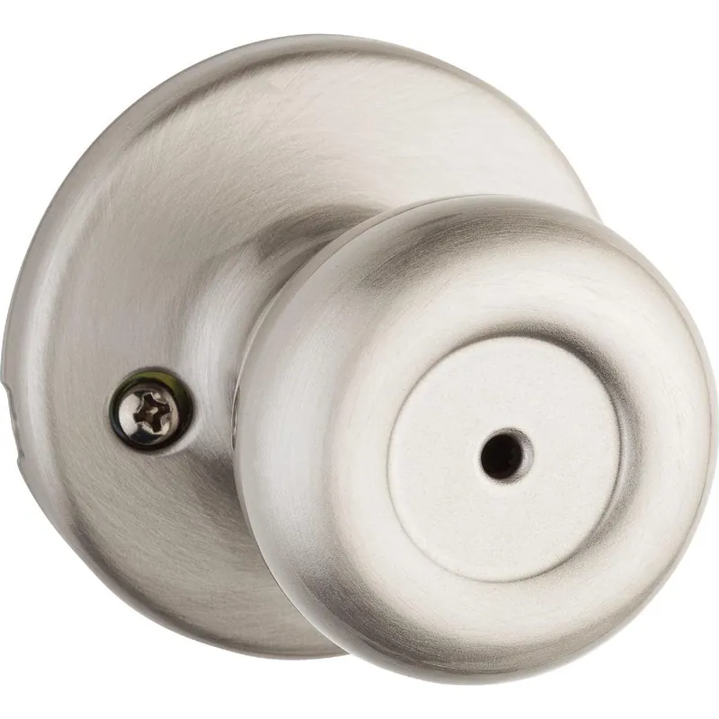 Kwikset 300T15CP Tylo Satin Nickel Bed & Bath Door Knob