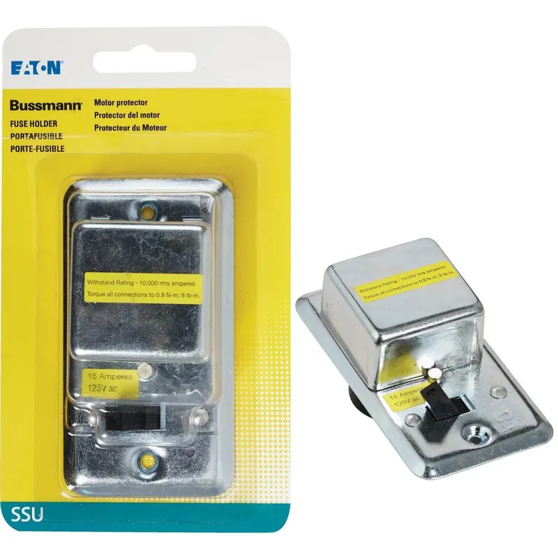 Bussmann BP/SSU Handy Box Fuse Holder Cover Plate 125V 15A