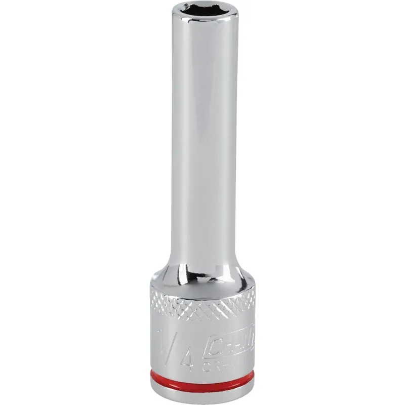 Channellock 351005 3/8 In. Drive 1/4 In. 6-Point Deep Standard Socket