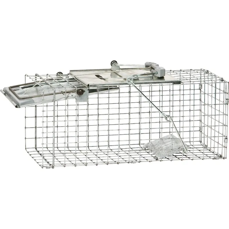 Havahart 1083 Easy Set Galvanized Steel 17 In. Live Squirrel Trap