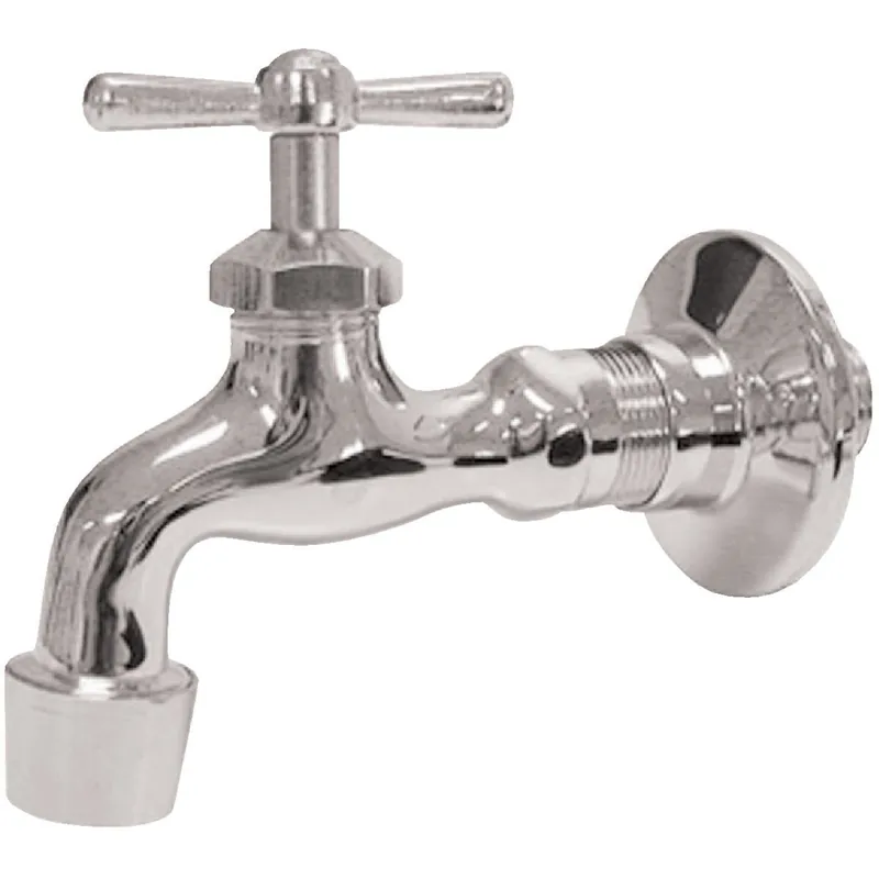 B&K 203-194NL Adjustable Single Handle 1/2 In. MIP Inlet Chrome Finish on Brass Handle Flange