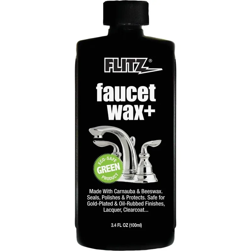 Flitz PW02634 Faucet Wax Metal Polish 3.4 Oz