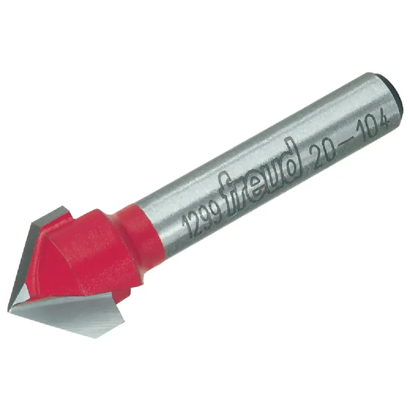 Freud 20-104 Carbide Tip 1/2 In. V-Groove Bit