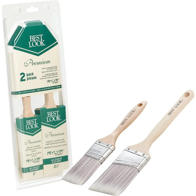 Best Look DIBA432S0 Premium Paint Brush Set (2-Piece)