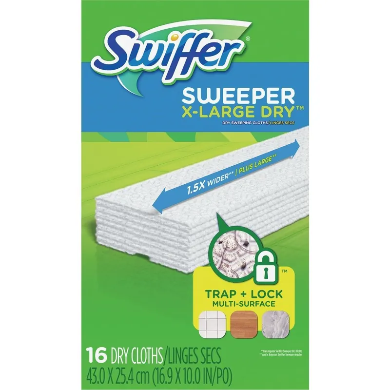 Swiffer 96826 Sweeper Professional Dry Cloth Mop Refill 16-Count