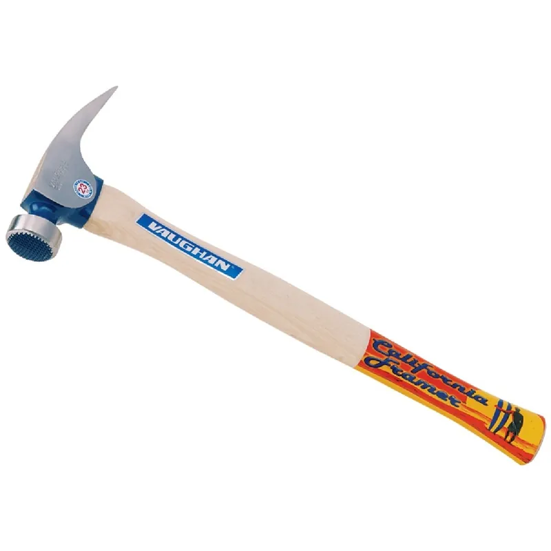 Vaughan CF1 California 23 Oz. Milled-Face Framing Hammer with Hickory Handle