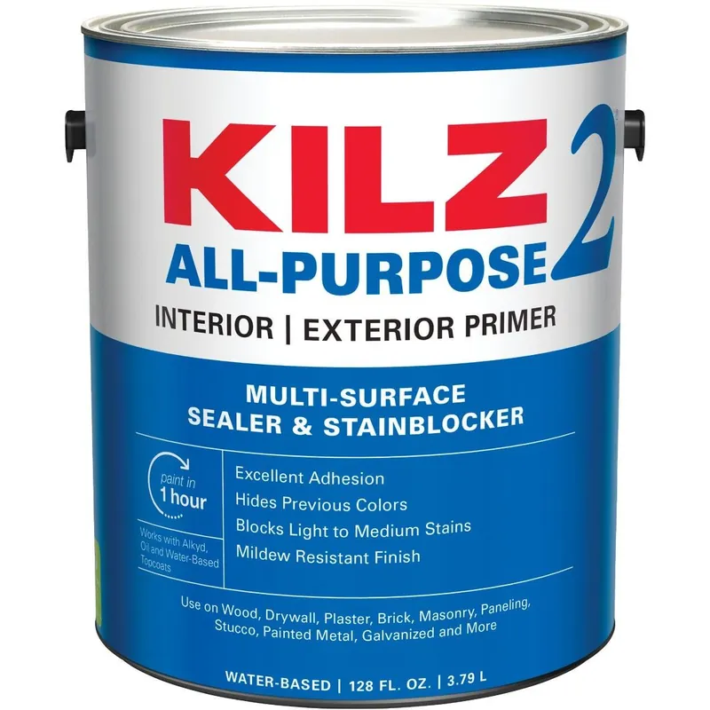KILZ 20041 Latex Interior/Exterior Sealer Stain Blocking Primer 1 Gal. 20041