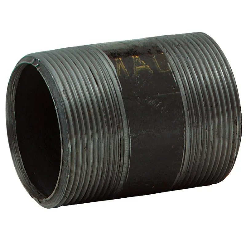 Anvil 8700144556 2 In. x 3 In. Schedule 40 Steel Black Iron Nipple