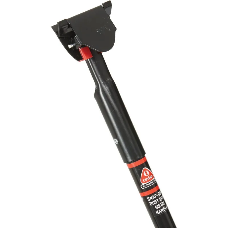 Nexstep Commercial 96161 Dust Mop Handle 60 In. Metal Snap-On
