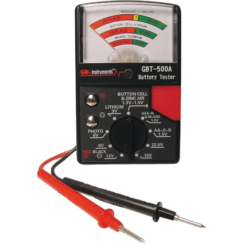 Gardner Bender GBT-500A Button Cell Analog Battery Tester