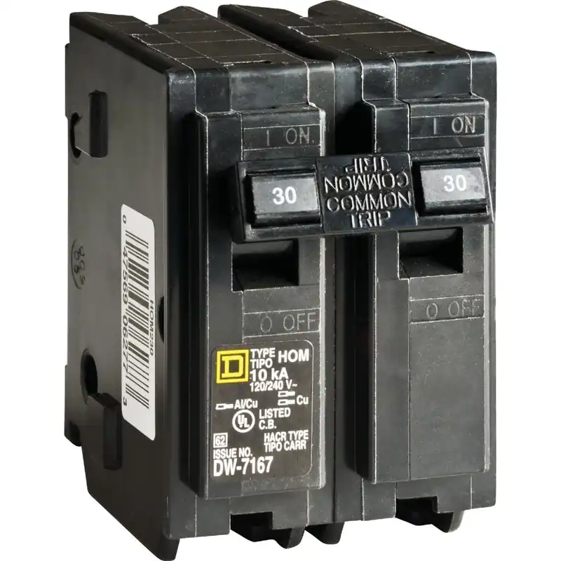Square D HOM230CP Homeline 30A Double-Pole Standard Trip Circuit Breaker