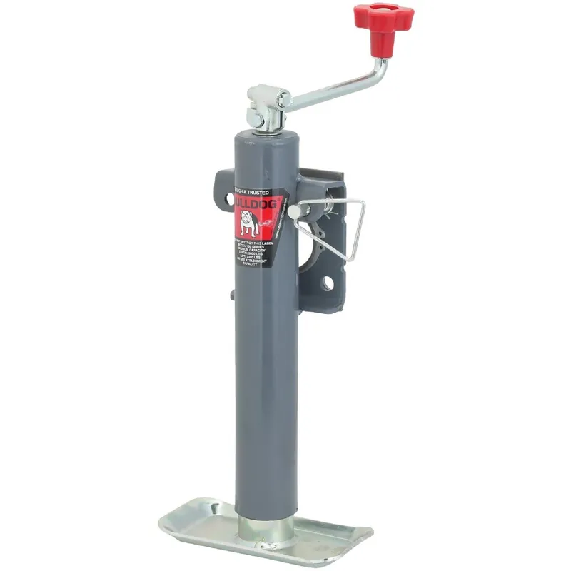 Bulldog 151401 2000 Lb Topwind Weld-On Swivel Trailer Jack