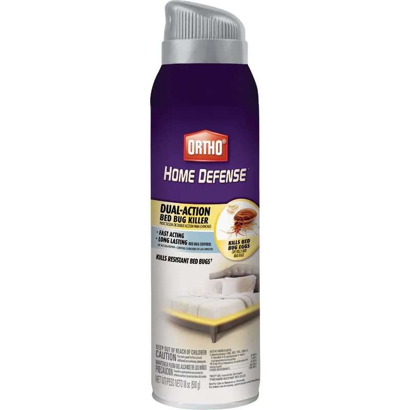 Ortho 0201405 Home Defense 18 Oz. Aesosol Spray Dual-Action Bedbug Killer