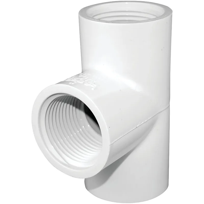 Charlotte Pipe PVC024021000HA 1 In. FIP Schedule 40 PVC Tee