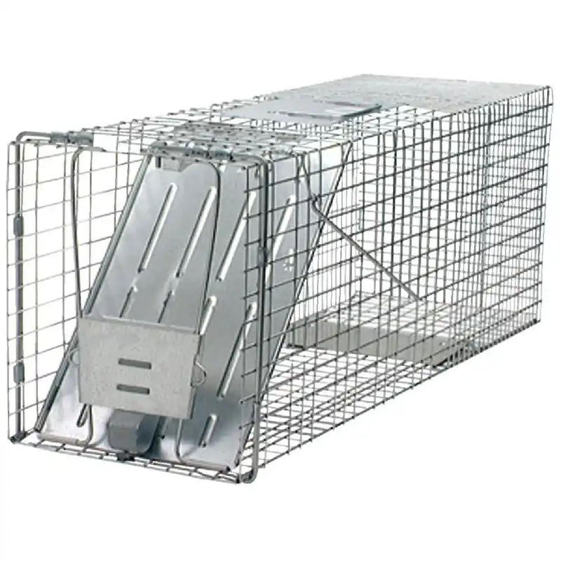 Havahart 1079 Professional Galvanized Steel 32 In. Large Live Animal Trap