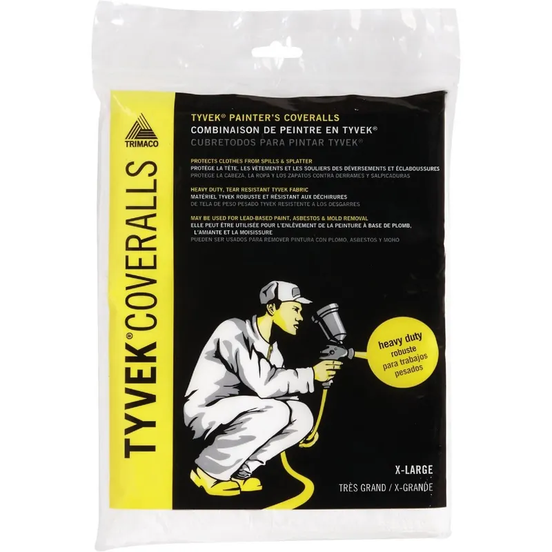 Trimaco 14123 Tyvek XL Reusable Painter's Coveralls