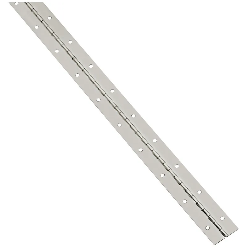 National N148221 Steel 1-1/16 In. x 30 In. Nickel Continuous Hinge