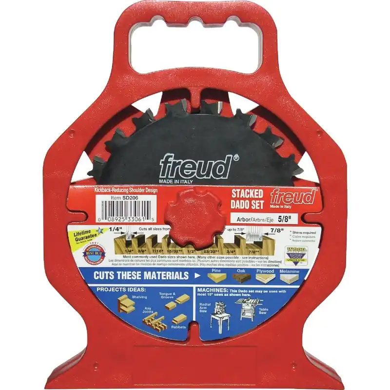 Freud SD206 Dado Circular Saw Blade Set