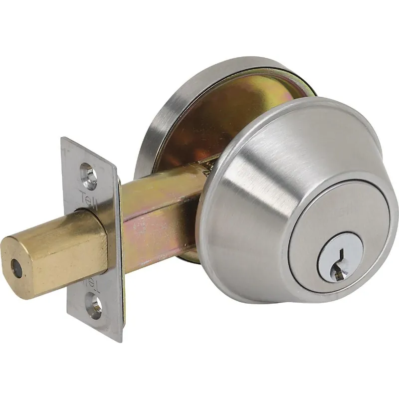 Tell CL100055 Commercial Stainless Steel Single Cylinder Deadbolt