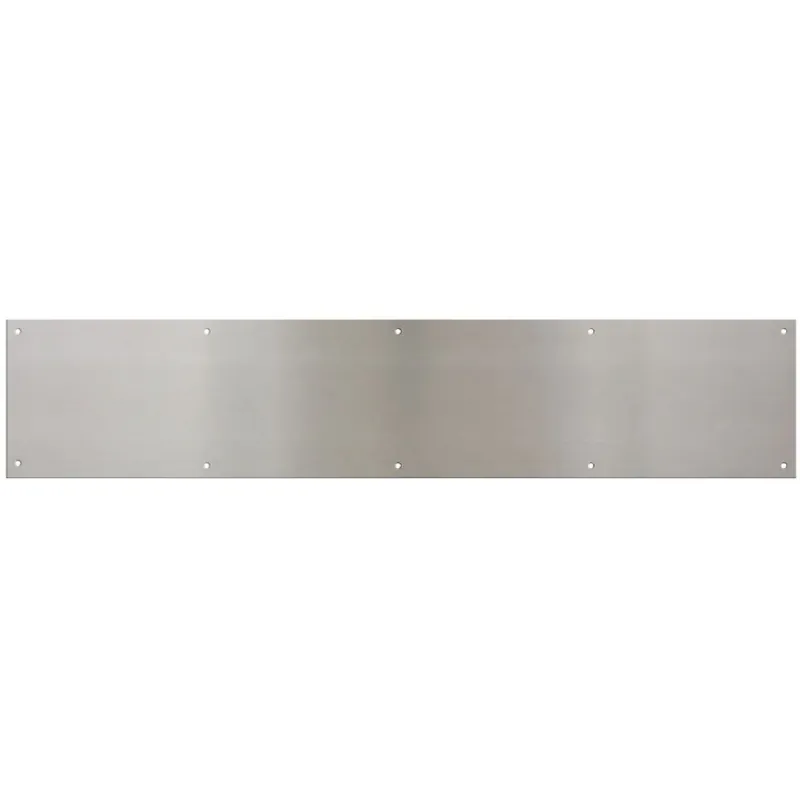 National N270314 Aluminum Kickplate 6 In. x 30 In. Satin Nickel