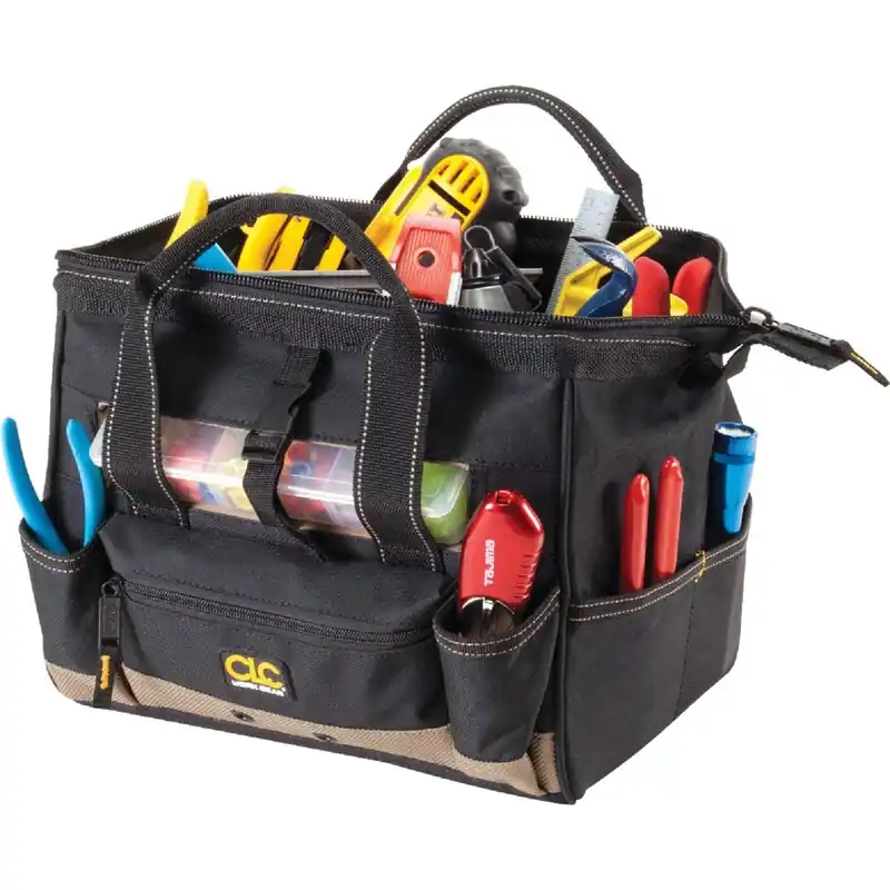 CLC 1533 21-Pocket Tool Bag with Top-Side Tray