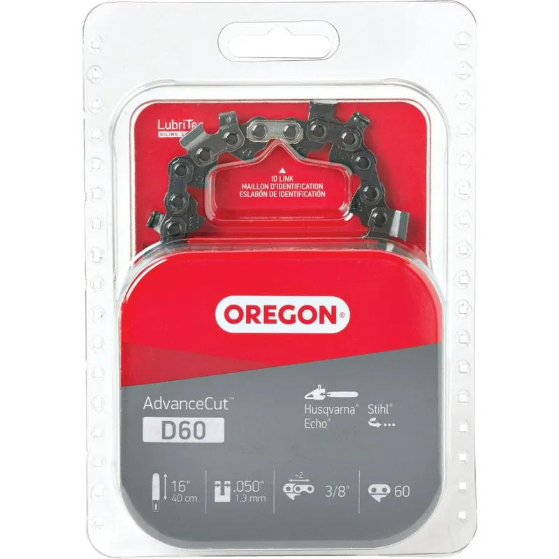 Oregon Cutting D60 AdvanceCut 16 In. 60 Drive Link Chainsaw Chain