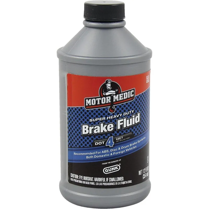 Motor Medic M4512/6 12 Oz. Super Heavy-Duty DOT 4 Brake Fluid