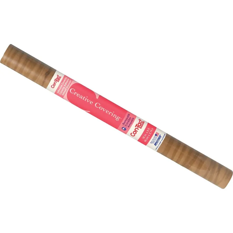 Con-Tact 09F-C9013-01 Creative Covering 18 In. x 9 Ft. Knotty Pine Self-Adhesive Shelf Liner