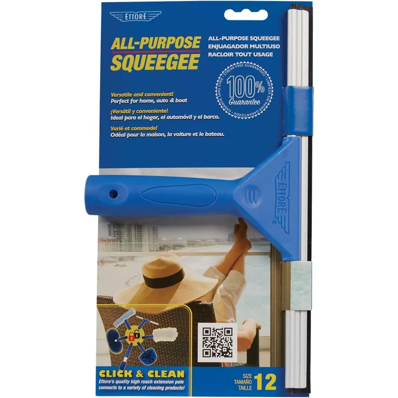 Ettore 17012 All Purpose 12 In. Rubber Squeegee